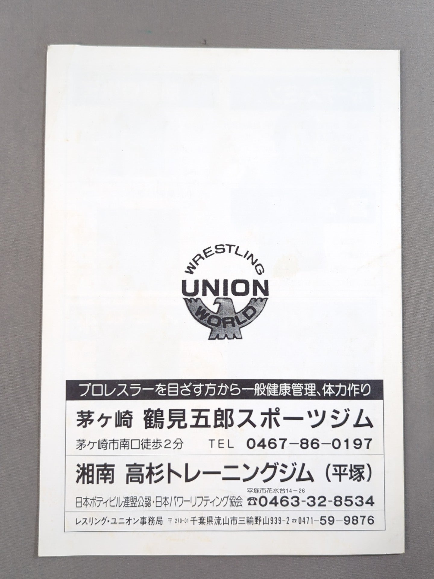 ユニオンプロレス 1994 PRO-WRESTLING UNION