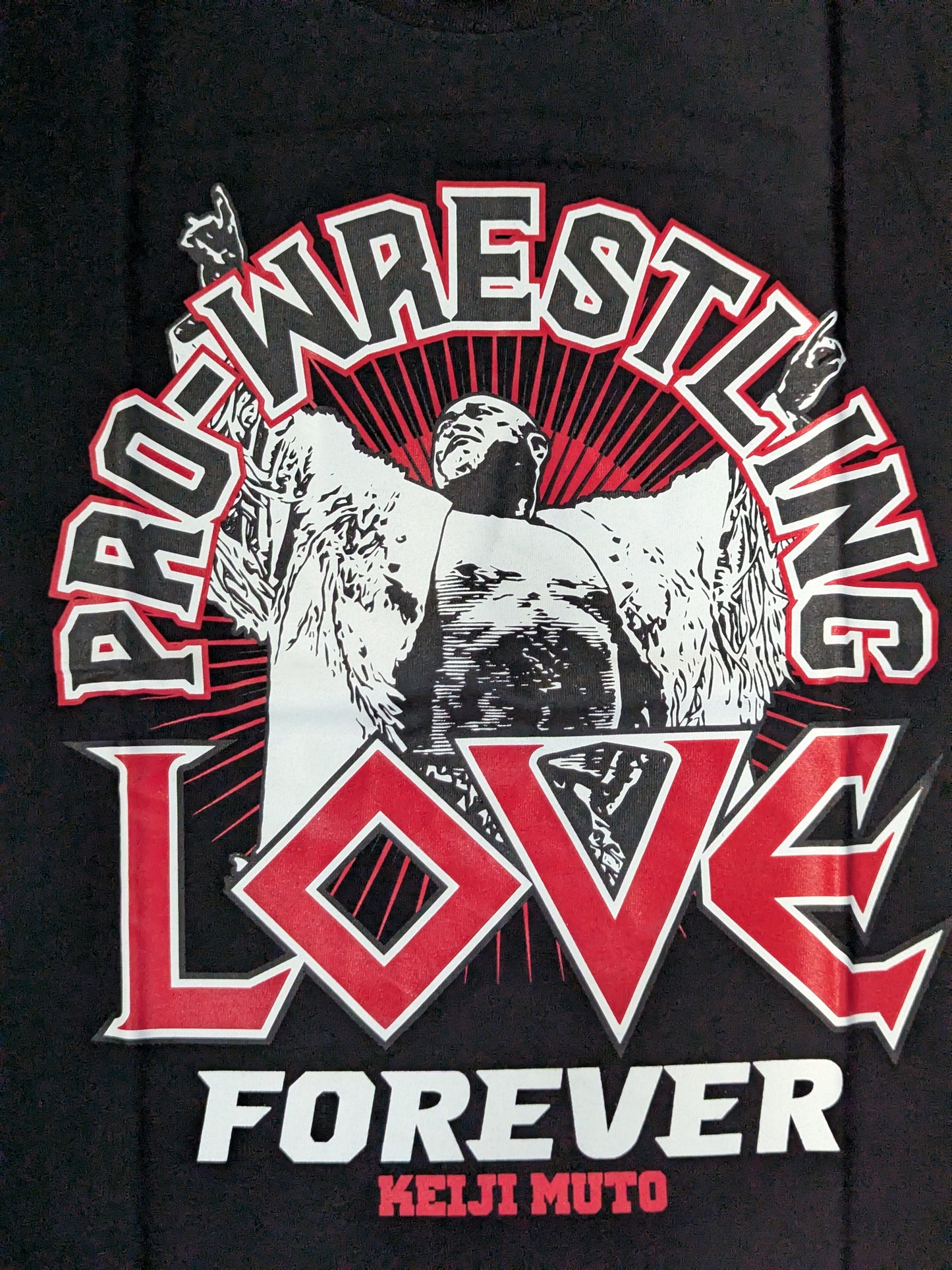 Muto Keiji  "LOVE FOREVER" T-Shirt (Black)