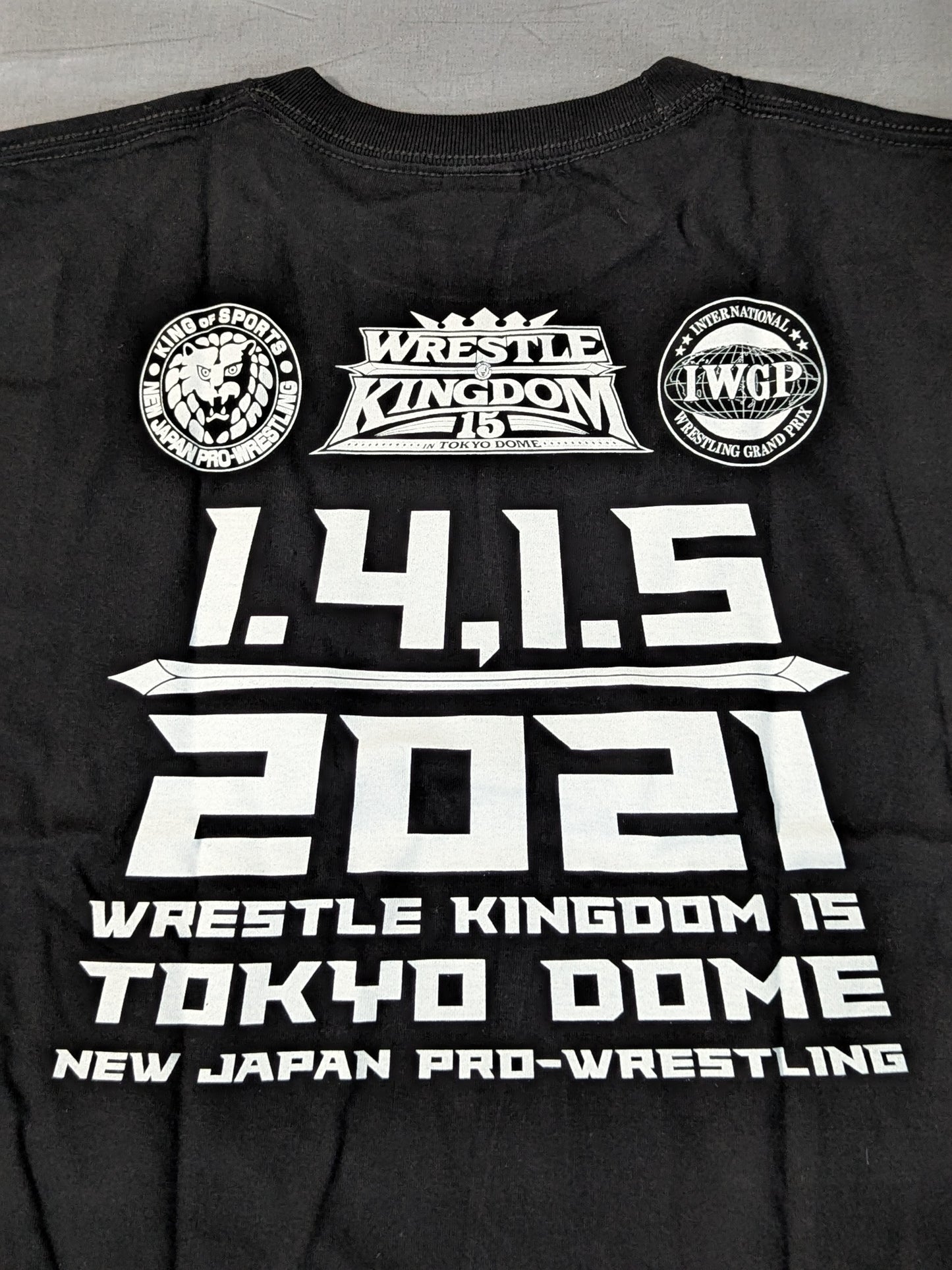 WRESTLE KINGDOM 15 大会記念 Tシャツ