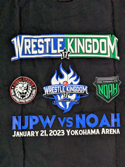 WRESTLE KINGDOM 17 Tournament Commemorative "NJPW vs NOAH" T-Shirt