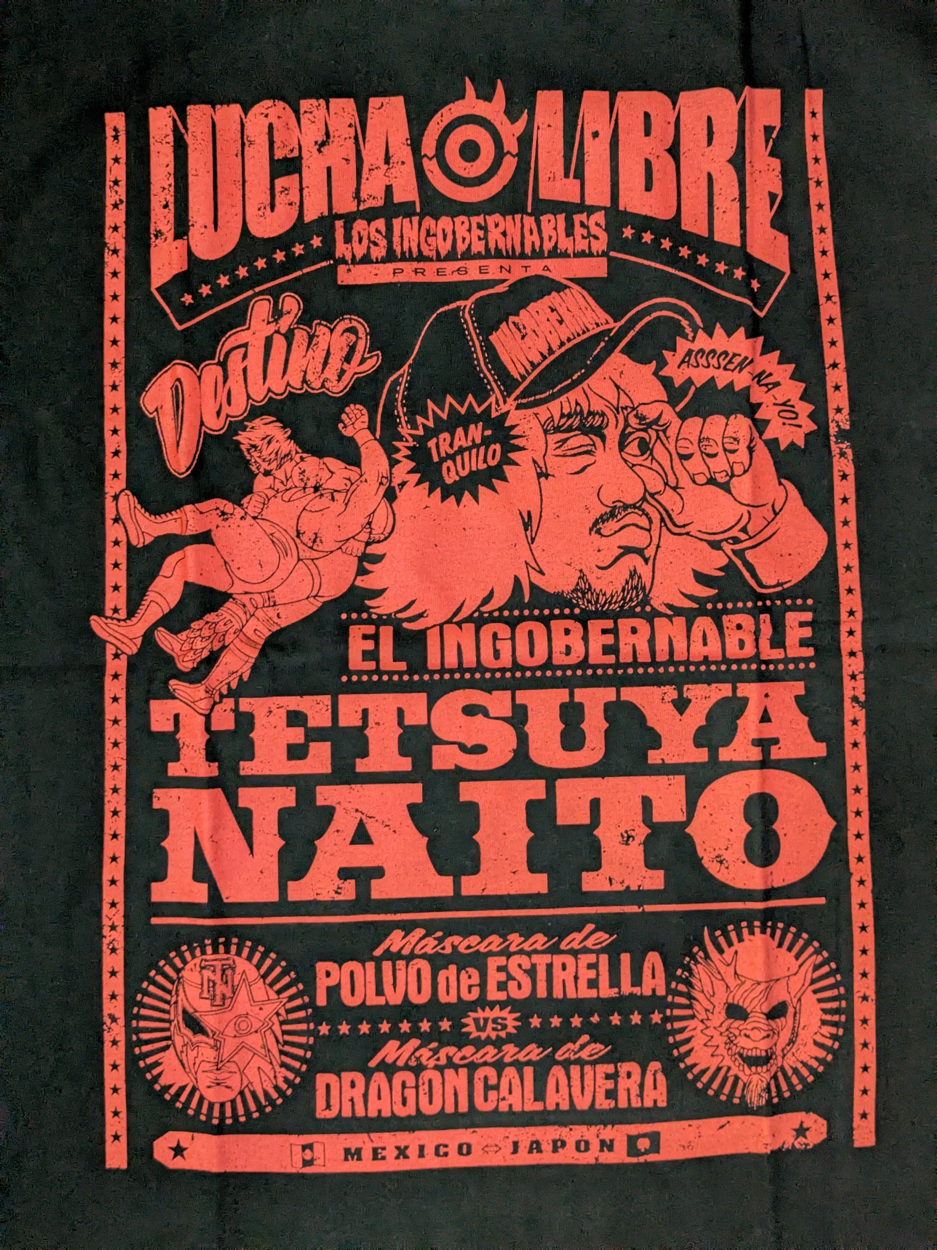 内藤哲也 LUCHA LiBRE Tシャツ – 闘道館