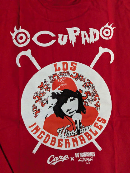Hiroshima Toyo Carp × Tetsuya Naito "TRANQUILO de Carp" T-shirt (red)