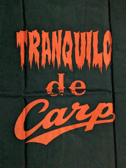 Hiroshima Toyo Carp × Tetsuya Naito "TRANQUILO de Carp" T-shirt (black)