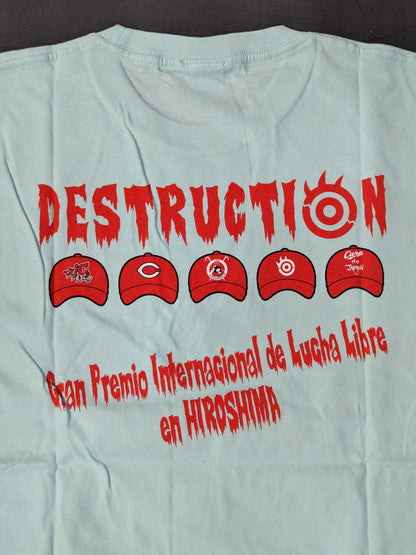 広島東洋カープ×内藤哲也「VAMOS JUNTOS!」Tシャツ(ライトブルー)