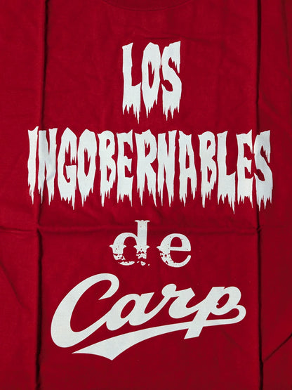 Hiroshima Toyo Carp × Tetsuya Naito "L.I.C" T-shirt (red)