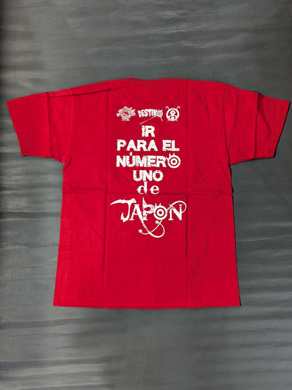 Hiroshima Toyo Carp × Tetsuya Naito "L.I.C" T-shirt (red)
