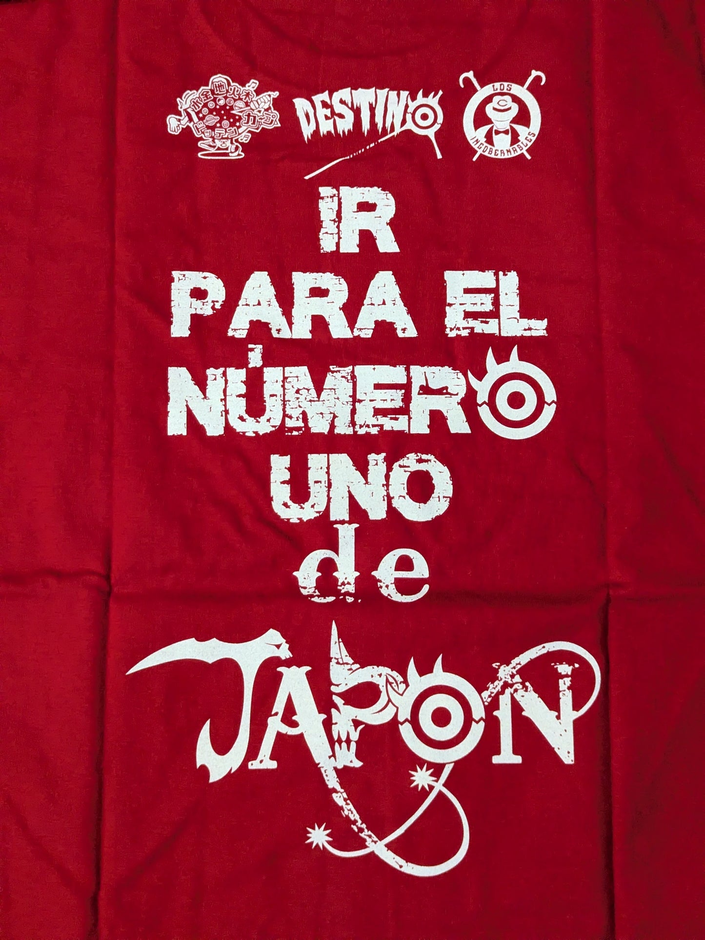 Hiroshima Toyo Carp × Tetsuya Naito "L.I.C" T-shirt (red)