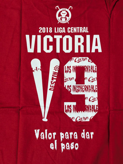 広島東洋カープ×内藤哲也コラボ V9 Tシャツ(レッド)