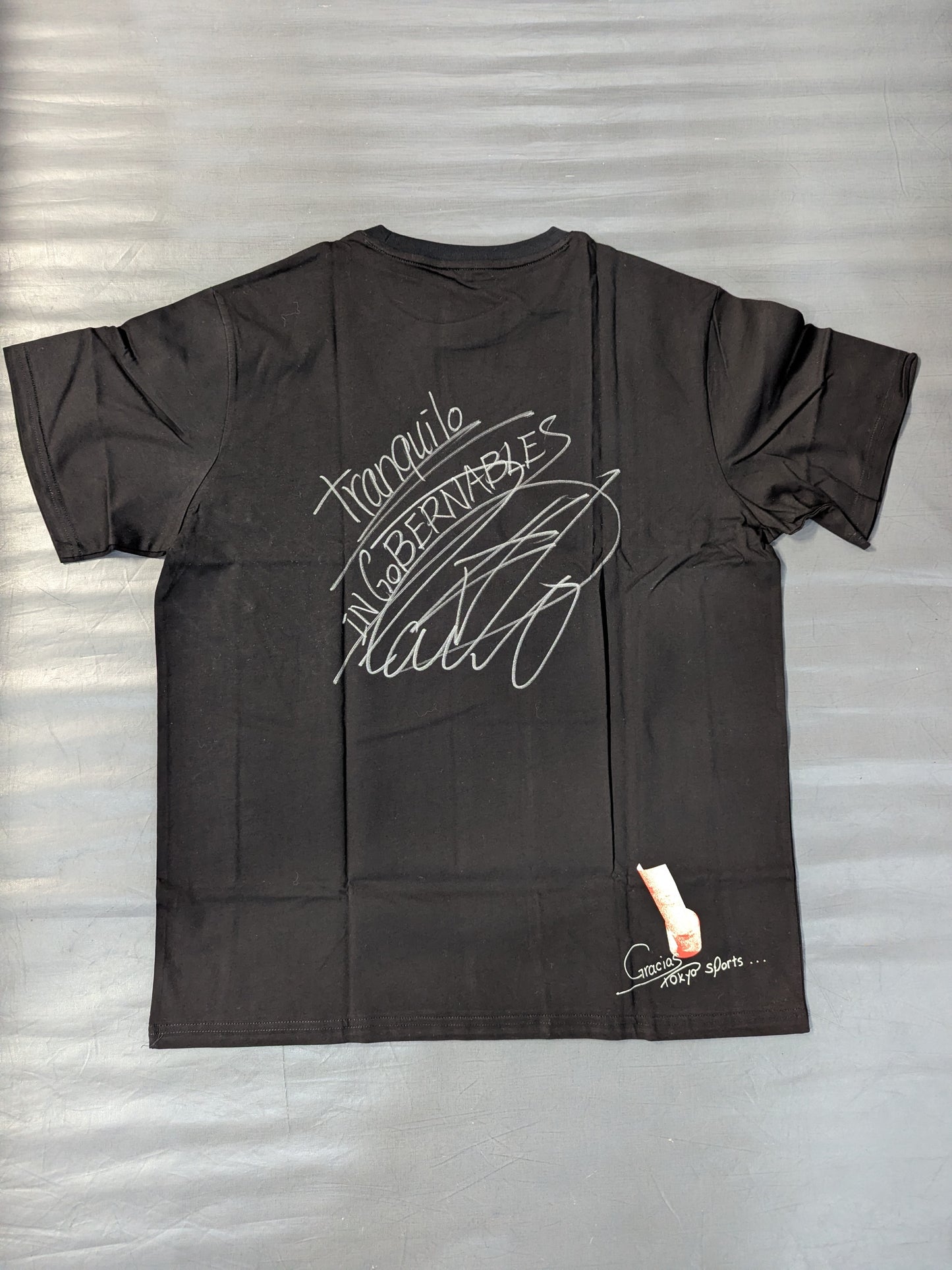 【hand signed autograph】 Tetsuya Naito× Tokyo Sports RESTAURANTE T-shirt