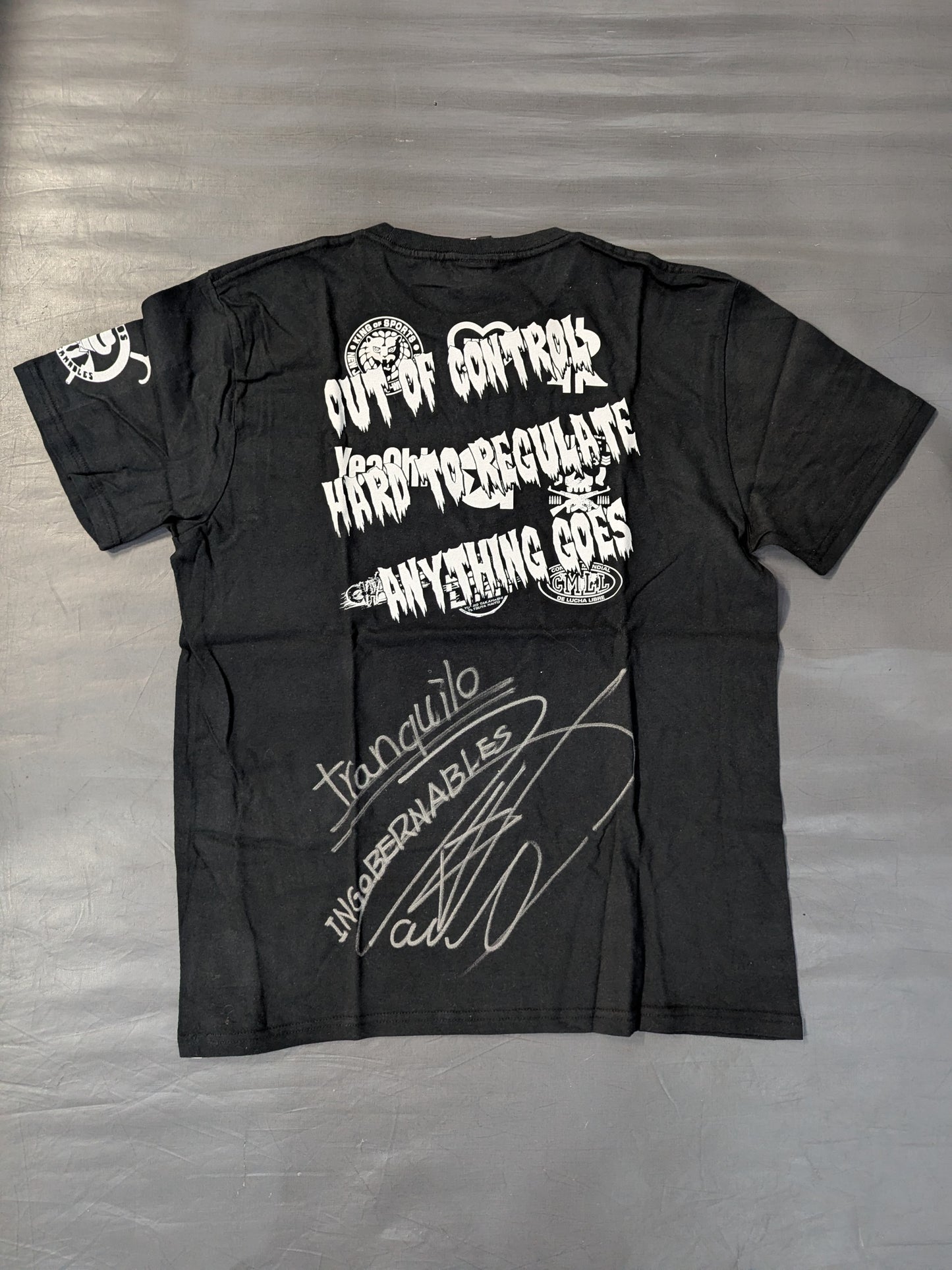 【hand signed autograph】 Tetsuya Naito× Los Ingo Bernabres T-shirt