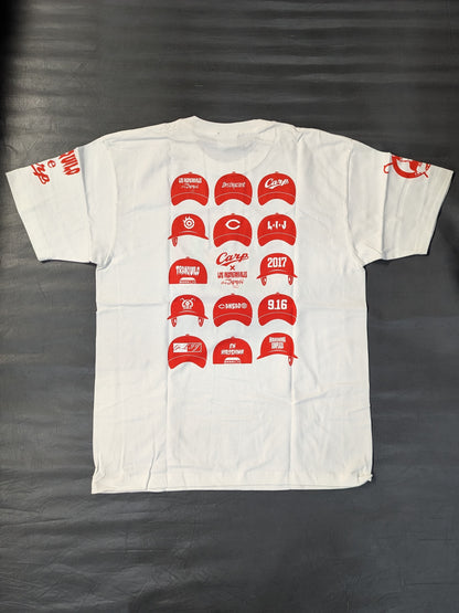 Hiroshima Toyo Carp × Tetsuya Naito "TRANQUILO de Carp" T-shirt (white)
