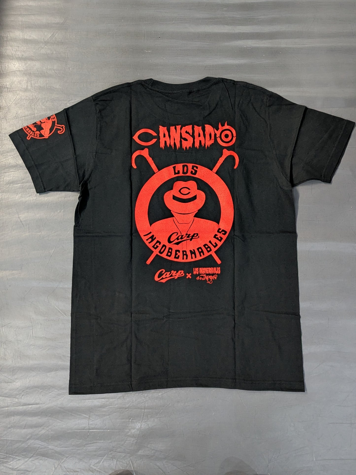 Hiroshima Toyo Carp × Tetsuya Naito "Carp de JAPON" T-shirt (black)