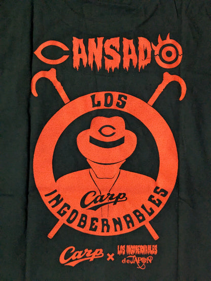 Hiroshima Toyo Carp × Tetsuya Naito "Carp de JAPON" T-shirt (black)
