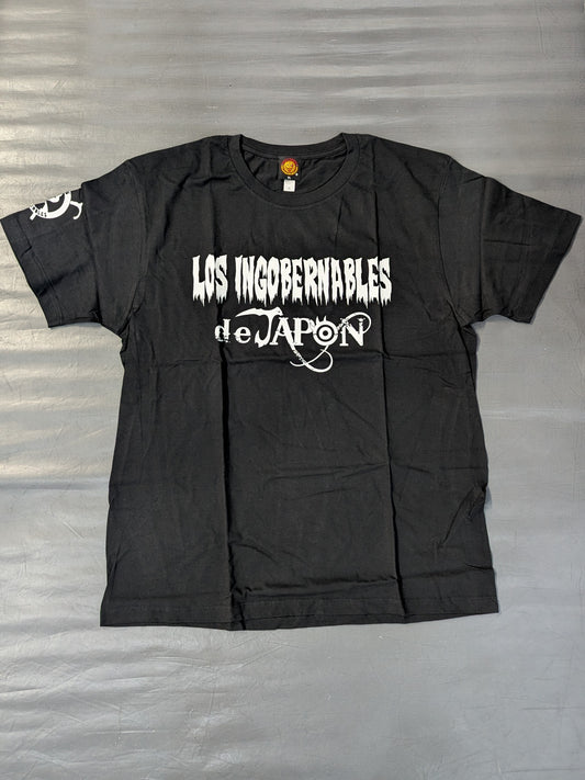 ロス・インゴベルナブレス・デ・ハポン Tシャツ(ブラック×ホワイト)