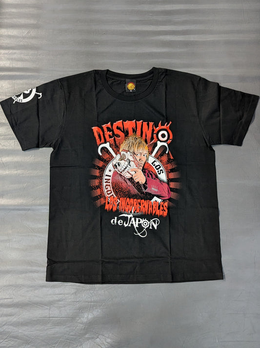 内藤哲也 ピクチャーTシャツ(EL INGOBERNABLE)