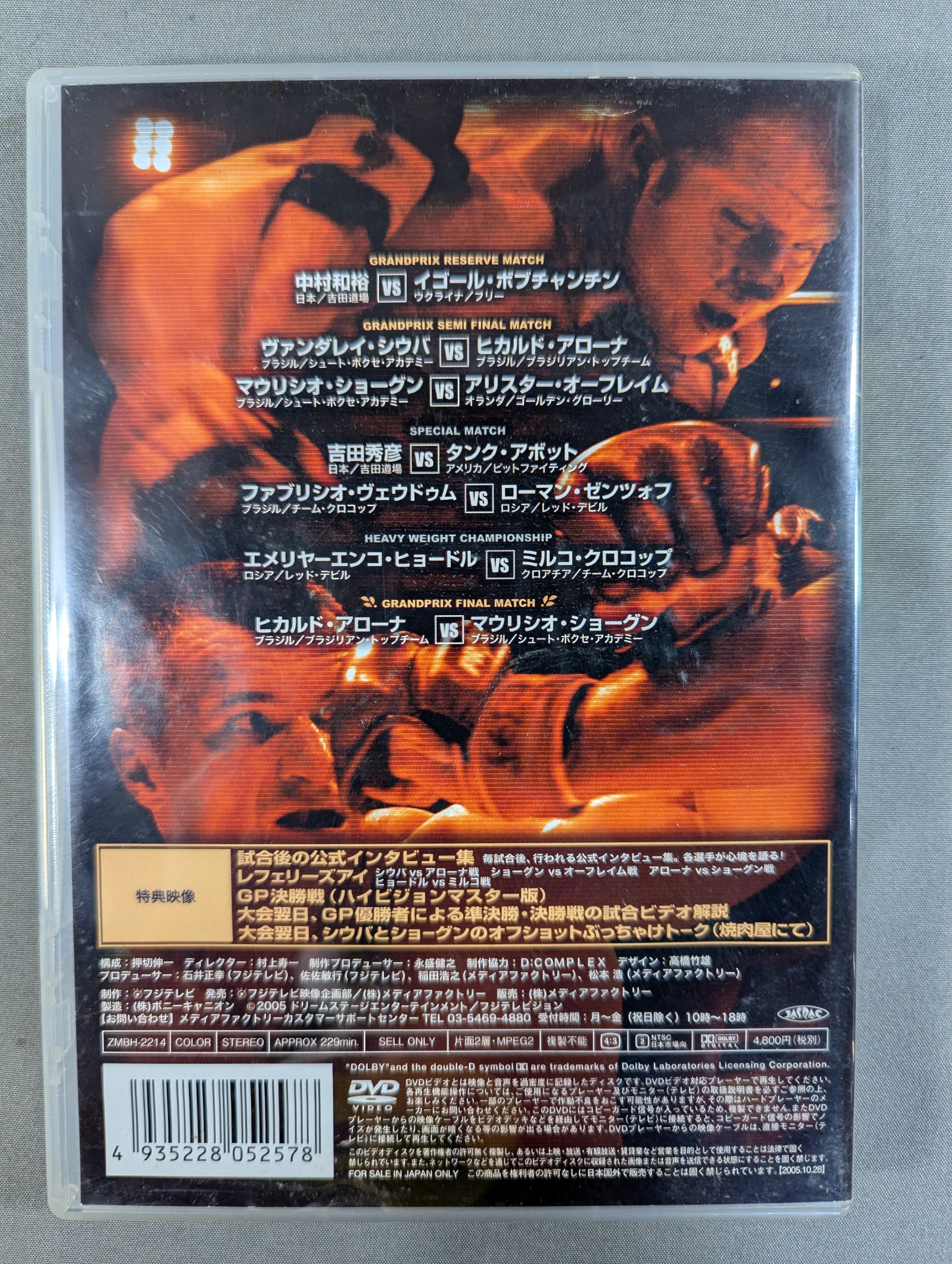 PRIDE GP 2005 FINAL ROUND MIDDLEWEIGHT – 闘道館 PRIDE GP 2005 FINAL ROUND MIDDLEWEIGHT – 闘道館