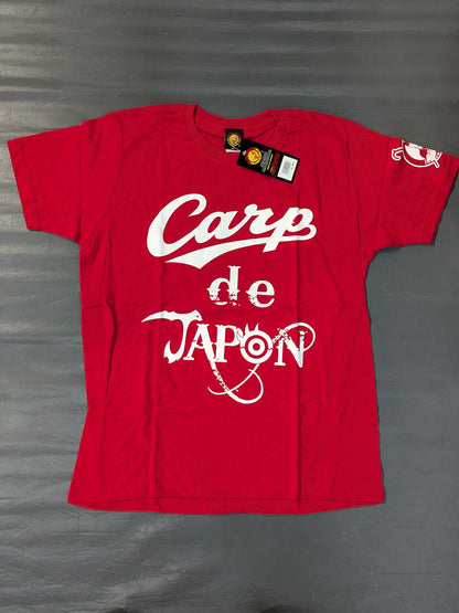 Hiroshima Toyo Carp × Tetsuya Naito "Carp de JAPON" T-shirt (red)