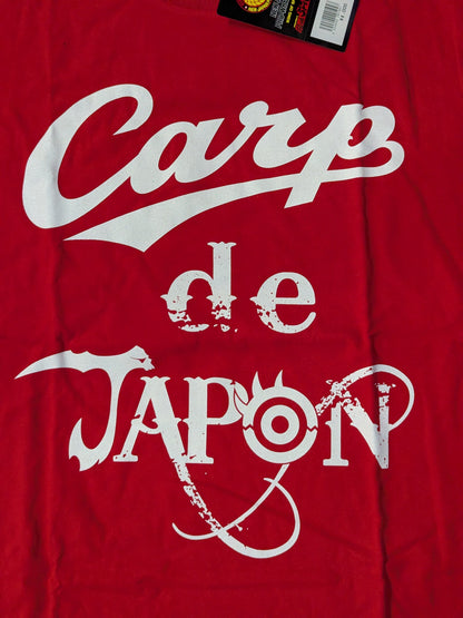 Hiroshima Toyo Carp × Tetsuya Naito "Carp de JAPON" T-shirt (red)