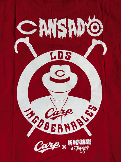 Hiroshima Toyo Carp × Tetsuya Naito "Carp de JAPON" T-shirt (red)