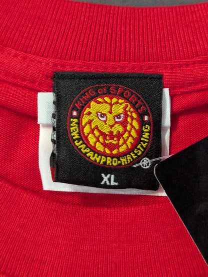 Hiroshima Toyo Carp ×New Japan Pro Wrestling  "BEST OF THE SUPER Jr. XXIII." collaboration T-shirt (red)