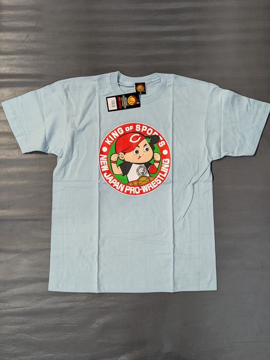 広島東洋カープ×新日本プロレス「G1 CLIMAX 25」コラボTシャツ(ライトブルー)