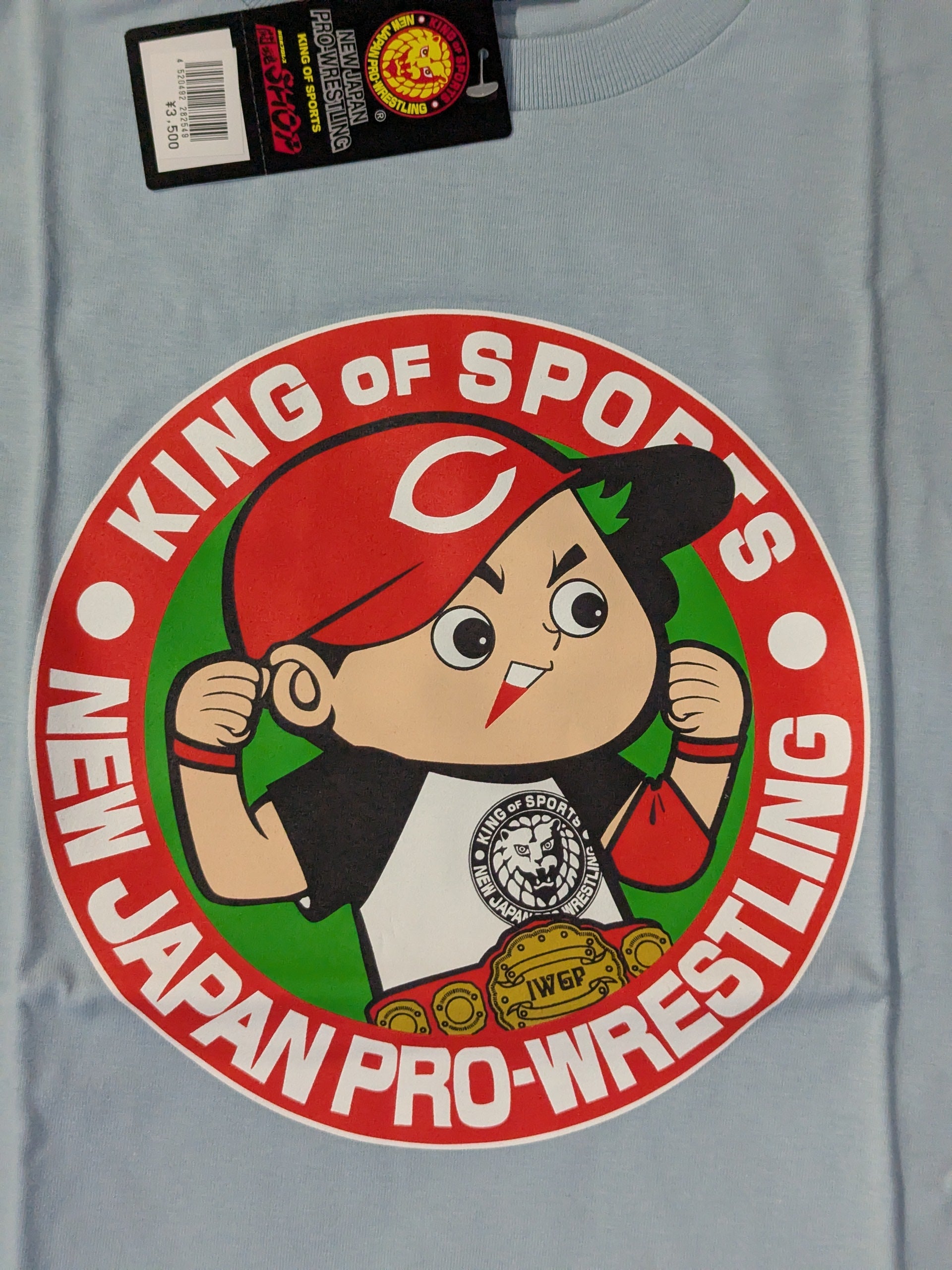 広島東洋カープ×新日本プロレス「G1 CLIMAX 25」コラボTシャツ(ライト