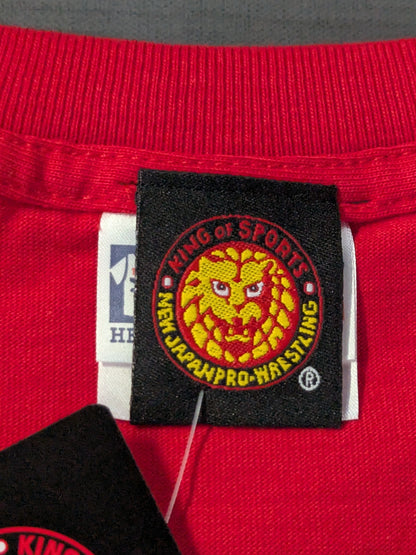 Hiroshima Toyo Carp ×New Japan Pro Wrestling  "NEW JAPAN CUP 2015 FINAL" collaboration T-shirt (red)