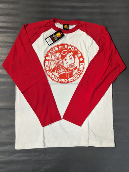 Hiroshima Toyo Carp ×New Japan Pro Wrestling  "NEW JAPAN CUP 2015 FINAL" collaboration raglan T-shirt