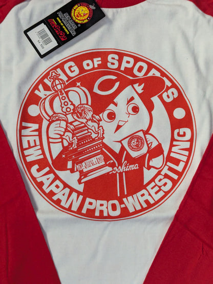Hiroshima Toyo Carp ×New Japan Pro Wrestling  "NEW JAPAN CUP 2015 FINAL" collaboration raglan T-shirt