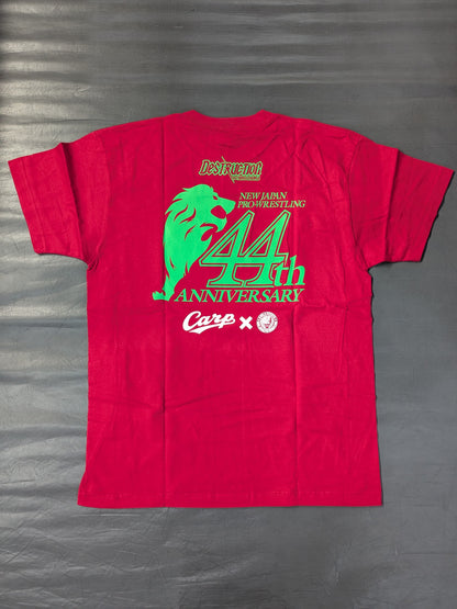 Hiroshima Toyo Carp ×New Japan Pro Wrestling  "44th ANNIVERSARY" collaboration T-shirt