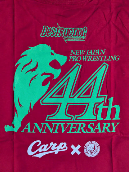 Hiroshima Toyo Carp ×New Japan Pro Wrestling  "44th ANNIVERSARY" collaboration T-shirt