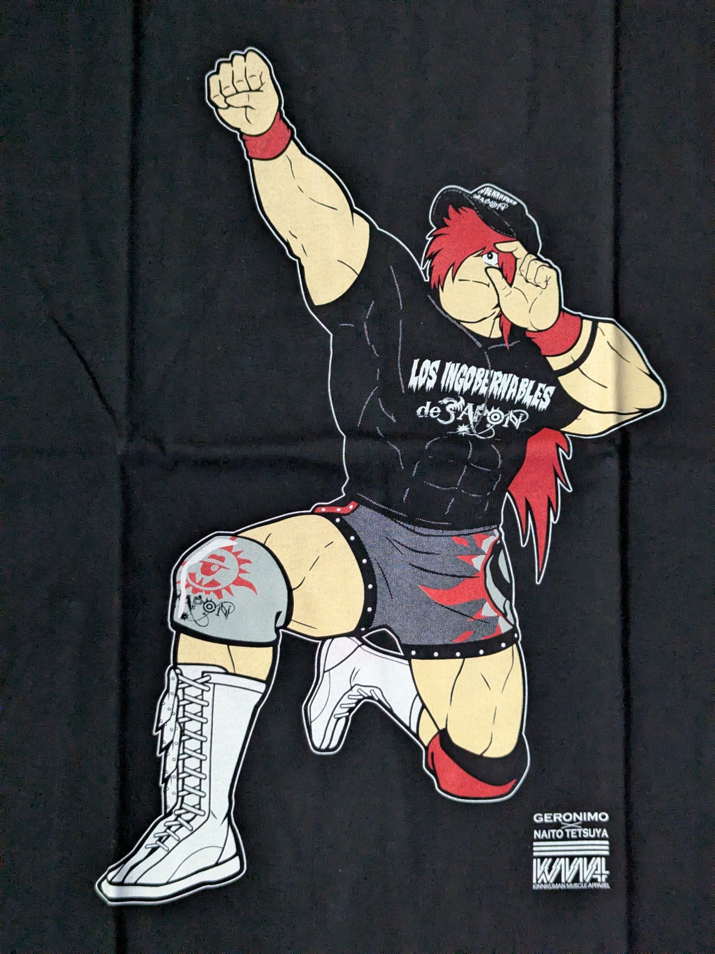 Tetsuya Naito × Geronimo T-shirt (Black)
