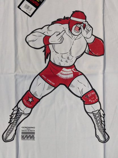 Tetsuya Naito× Geronimo T-shirt (white)