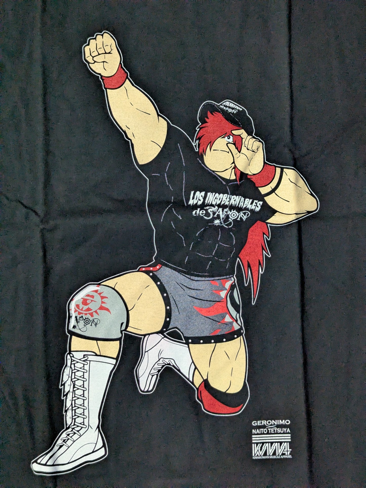 Tetsuya Naito × Geronimo T-shirt (Black)