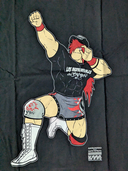 Tetsuya Naito × Geronimo T-shirt (Black)