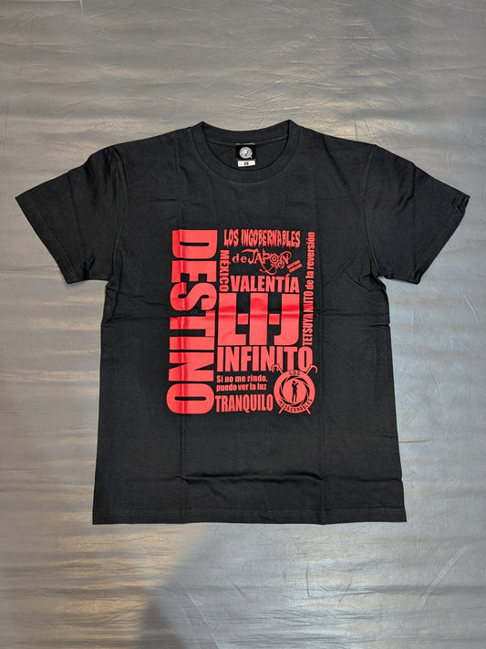 内藤哲也×L・I・J Tシャツ(ブラック×レッド)