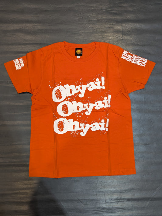 Taguchi Ryusuke  "Oyaai!×3" T-shirt (We Are Kumamoto Branch, Orange)
