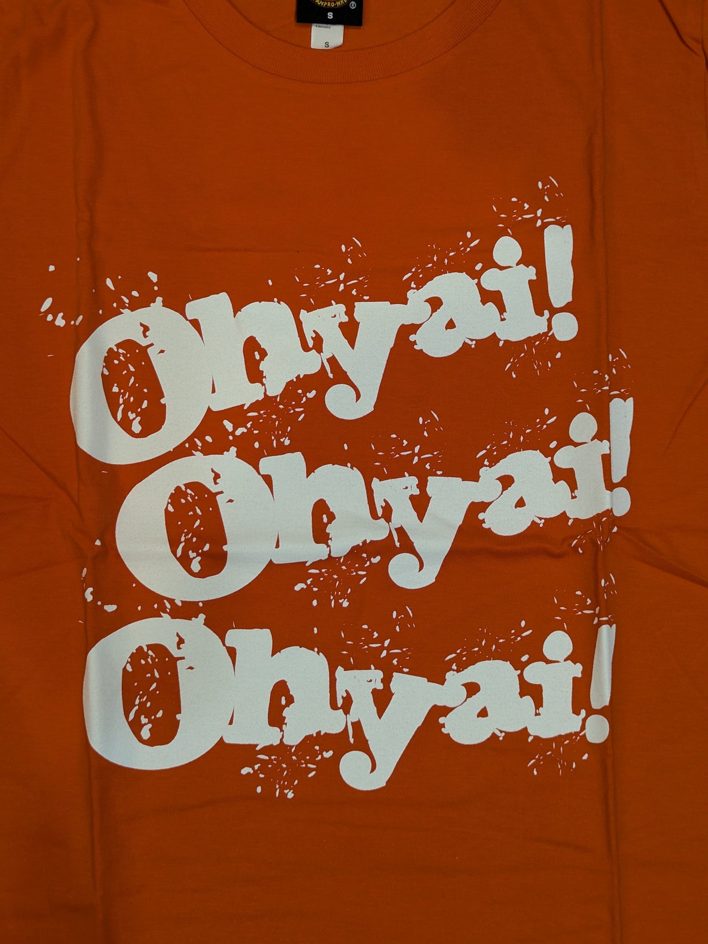 Taguchi Ryusuke  "Oyaai!×3" T-shirt (We Are Kumamoto Branch, Orange)