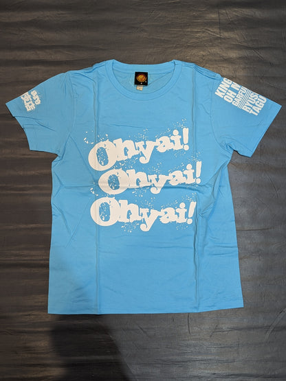 Taguchi Ryusuke  "Oyaai!×3" T-shirt (We Are Fukuoka Branch, Sea Blue)