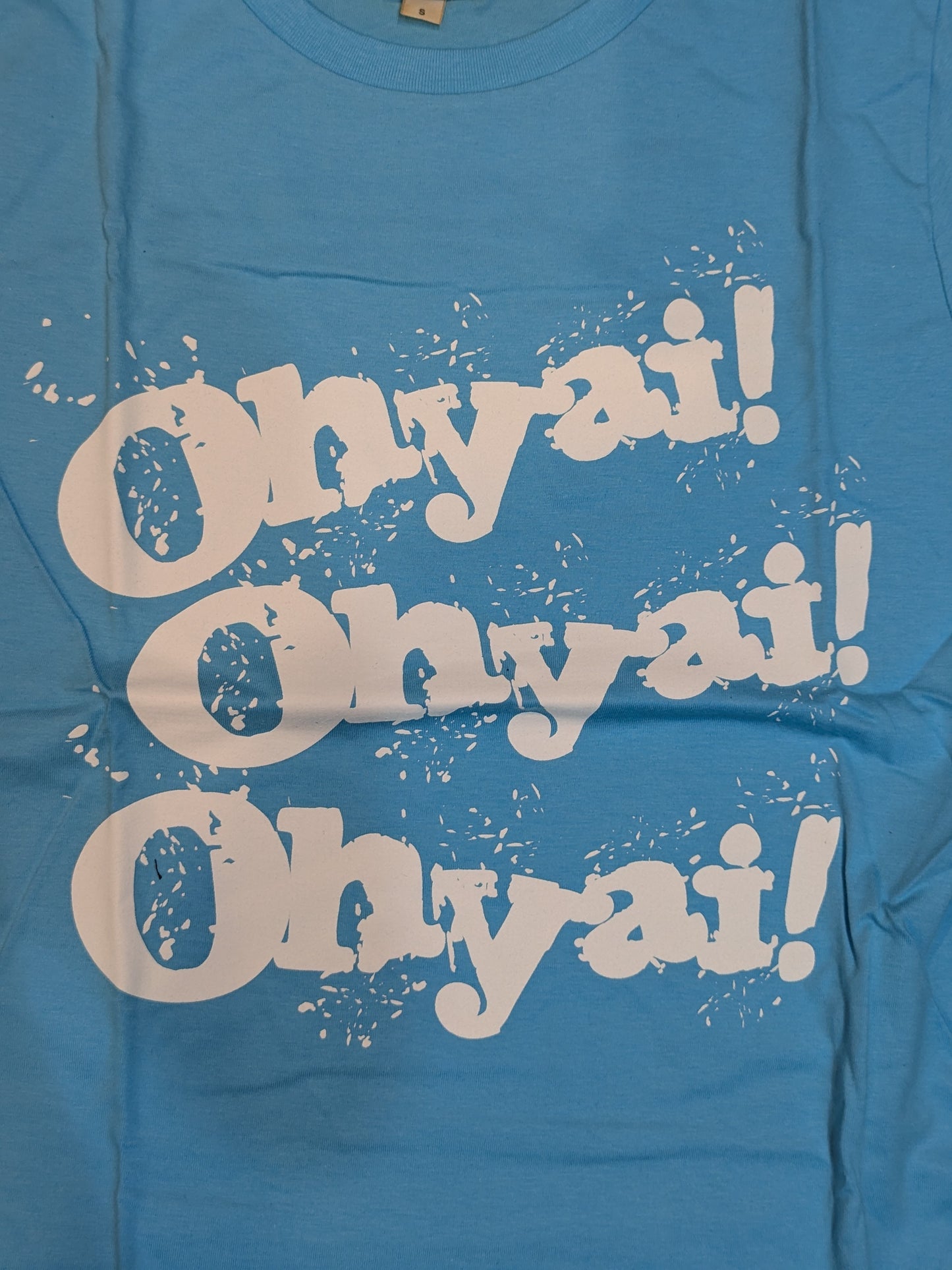 Taguchi Ryusuke  "Oyaai!×3" T-shirt (We Are Fukuoka Branch, Sea Blue)