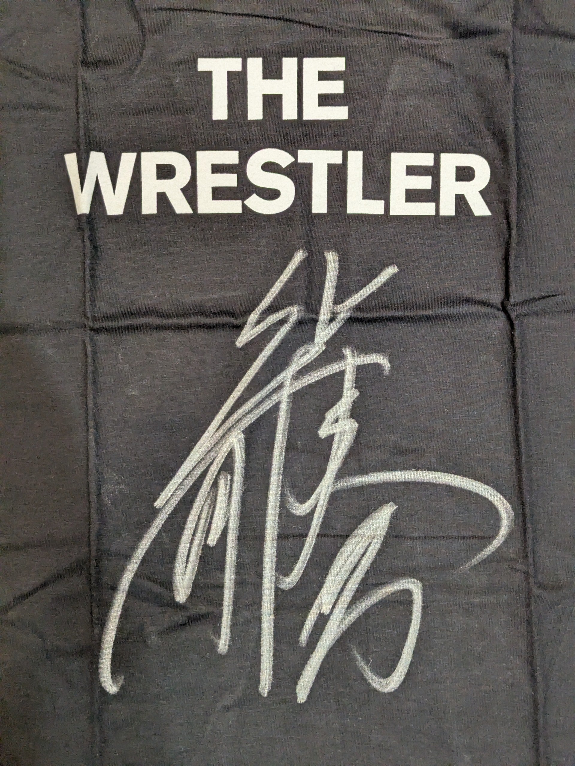 直筆サイン入り】柴田勝頼「THE WRESTLER」Tシャツ – 闘道館