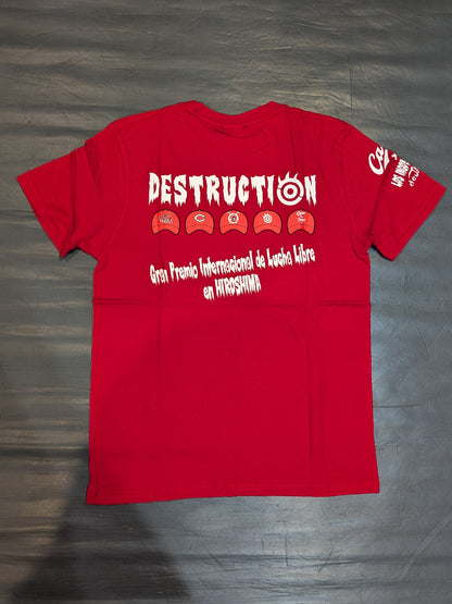 Hiroshima Toyo Carp ×Tetsuya Naito "VAMOS JUNTOS!" T-shirt (red)