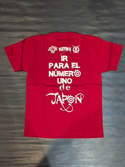 Hiroshima Toyo Carp × Tetsuya Naito "L.I.C" T-shirt (red)