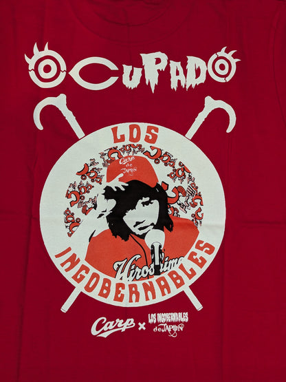 Hiroshima Toyo Carp × Tetsuya Naito "TRANQUILO de Carp" T-shirt (red)