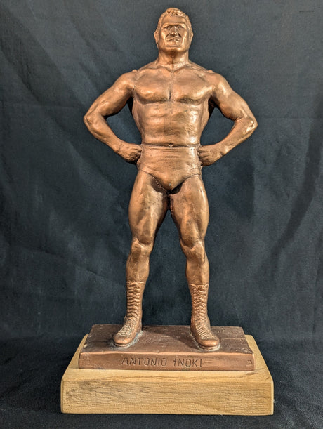 ★村田善則氏作・MANSPORTS★ アントニオ猪木のブロンズ像