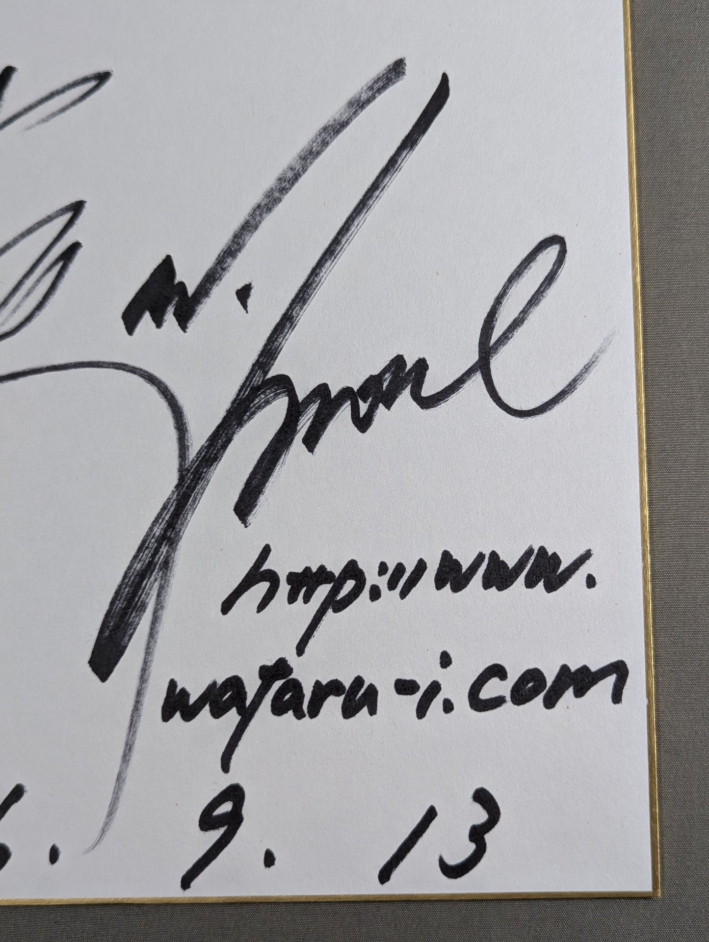 Koji Kanemoto &Wataru Inoue ( Lion Mark Shikishi ( Autograph board ) )