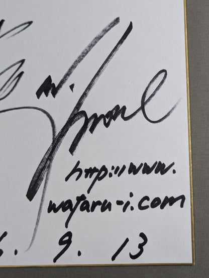 Koji Kanemoto &Wataru Inoue ( Lion Mark Shikishi ( Autograph board ) )