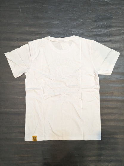New Japan Pro Wrestling × Shimamura Lion Mark T-shirt (white× black)