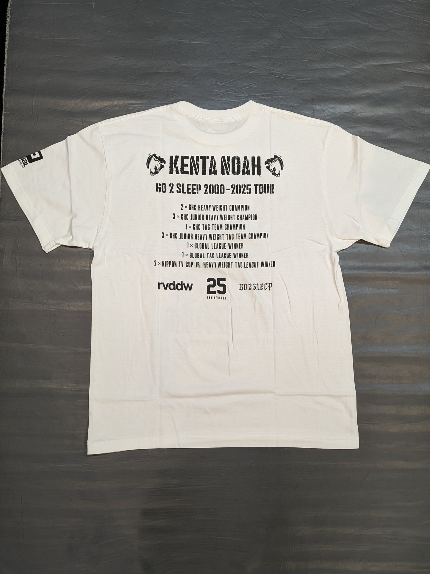KENTA "GO 2 SLEEP 2000-2025 TOUR" T-Shirt (White)
