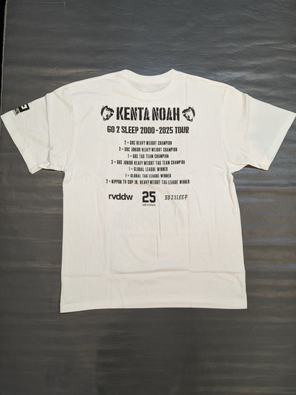 KENTA "GO 2 SLEEP 2000-2025 TOUR" T-Shirt (White)